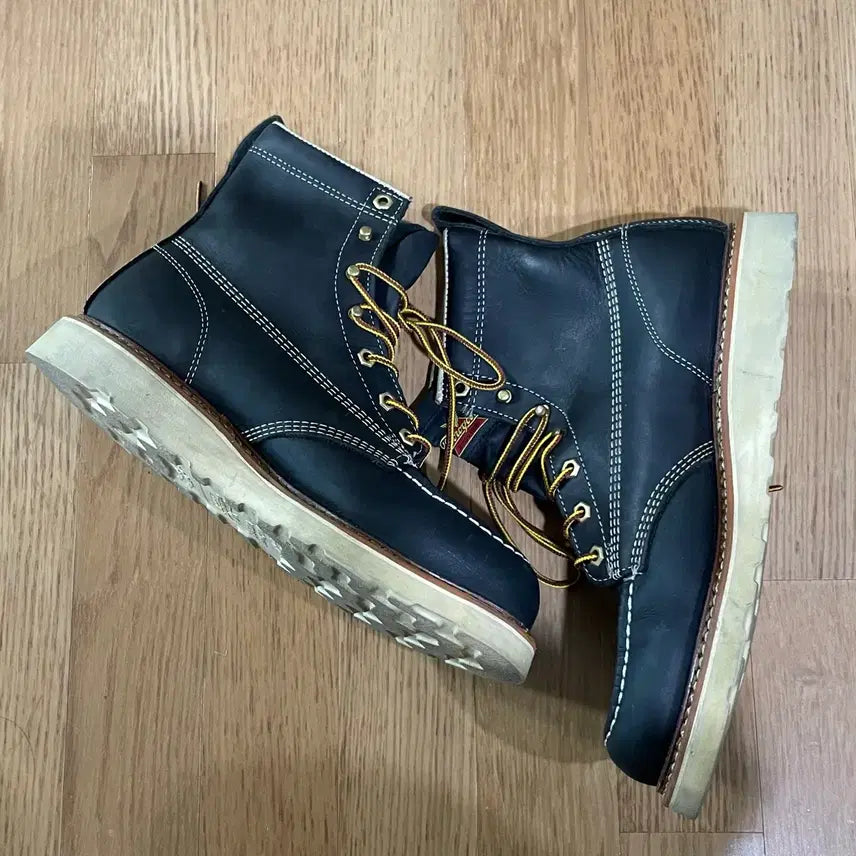 [BUNJANG] Thorogood Black Work Boots US 275 / Thorogood 쏘로굿 블랙 워커 부츠 USA 275