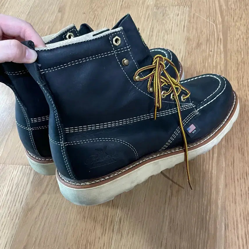 [BUNJANG] Thorogood Black Work Boots US 275 / Thorogood 쏘로굿 블랙 워커 부츠 USA 275