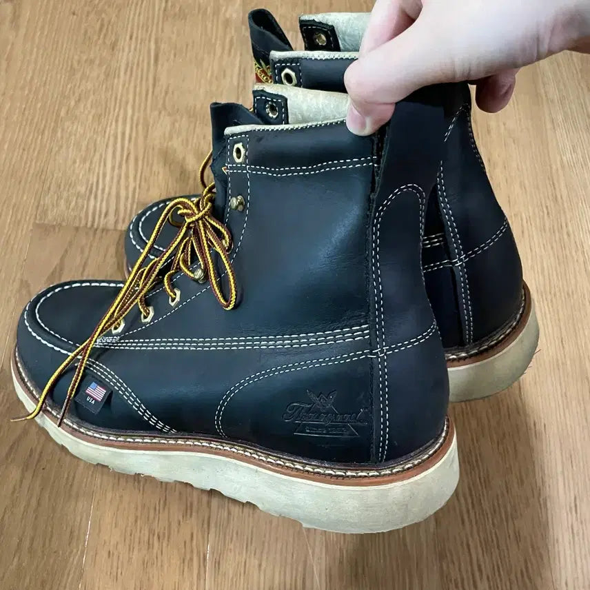 [BUNJANG] Thorogood Black Work Boots US 275 / Thorogood 쏘로굿 블랙 워커 부츠 USA 275