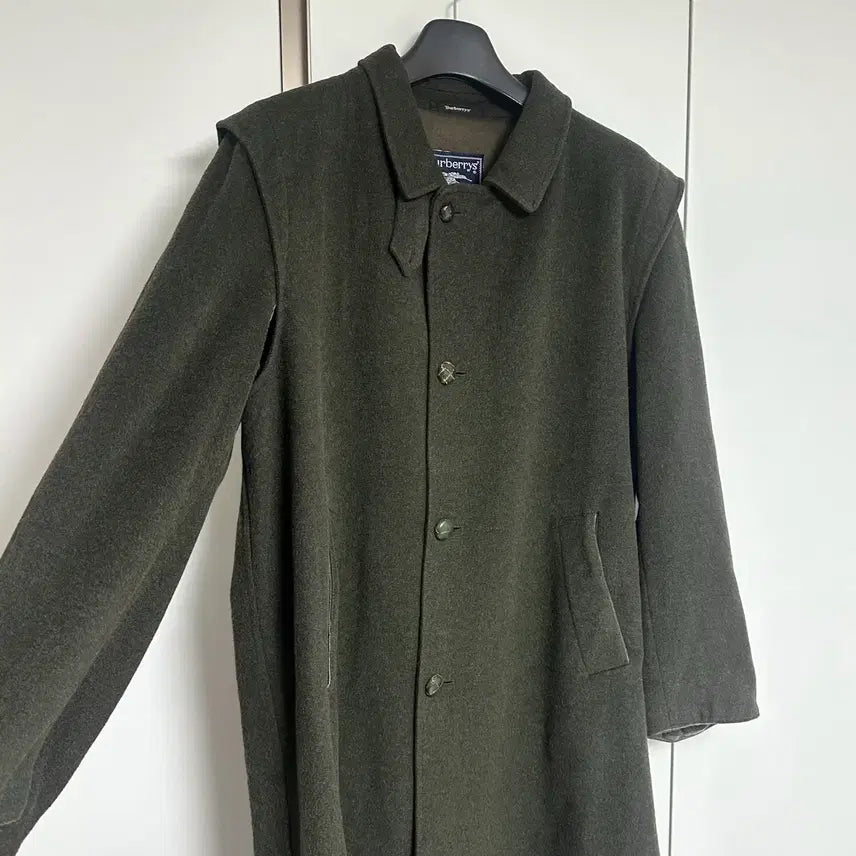 [BUNJANG] Burberry Wool Coat - Green Burberry Authentic / 버버리 울 코트 그린(카키) Burberry 정품