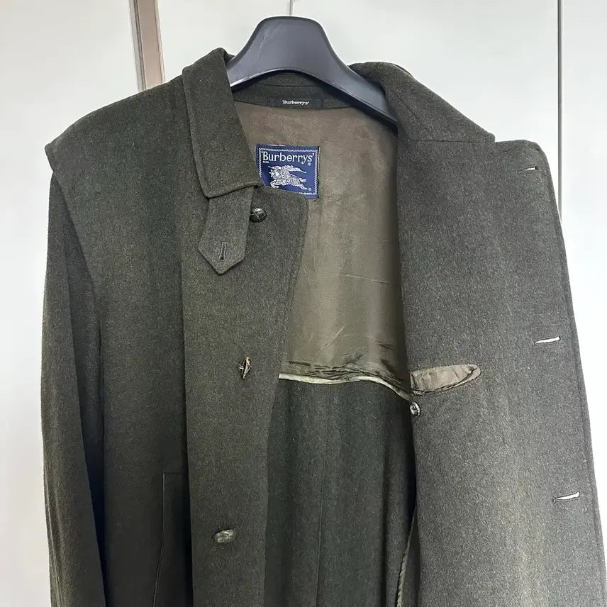 [BUNJANG] Burberry Wool Coat - Green Burberry Authentic / 버버리 울 코트 그린(카키) Burberry 정품