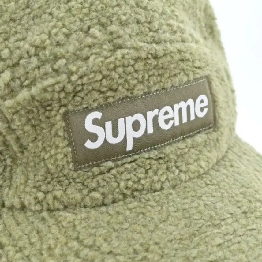 [BUNJANG] Supreme Deep Pile Earflap Camp Cap Olive / 슈프림 딥 파일 이어플랩 캠프캡 올리브컬러