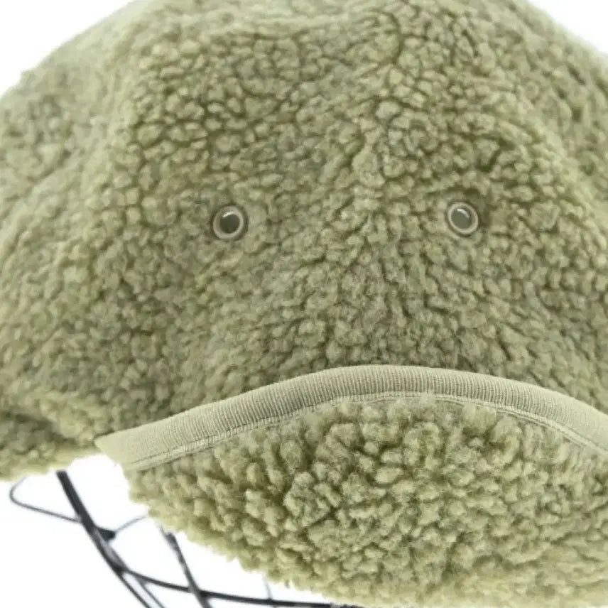 [BUNJANG] Supreme Deep Pile Earflap Camp Cap Olive / 슈프림 딥 파일 이어플랩 캠프캡 올리브컬러