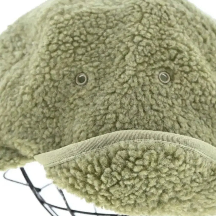 [BUNJANG] Supreme Deep Pile Earflap Camp Cap Olive / 슈프림 딥 파일 이어플랩 캠프캡 올리브컬러