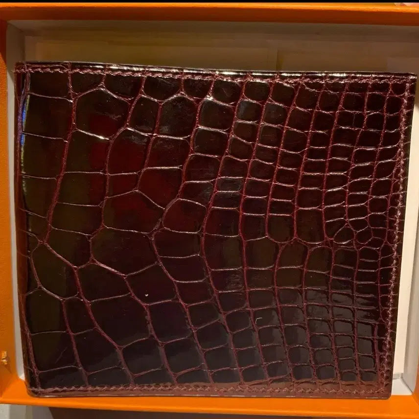 [BUNJANG] Hermes MC2 Copernic Alligator Wallet / S급)에르메스 와니 크로커 악어 반지갑