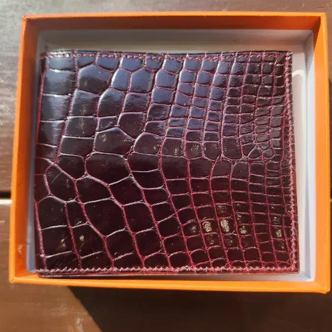 [BUNJANG] Hermes MC2 Copernic Alligator Wallet / S급)에르메스 와니 크로커 악어 반지갑