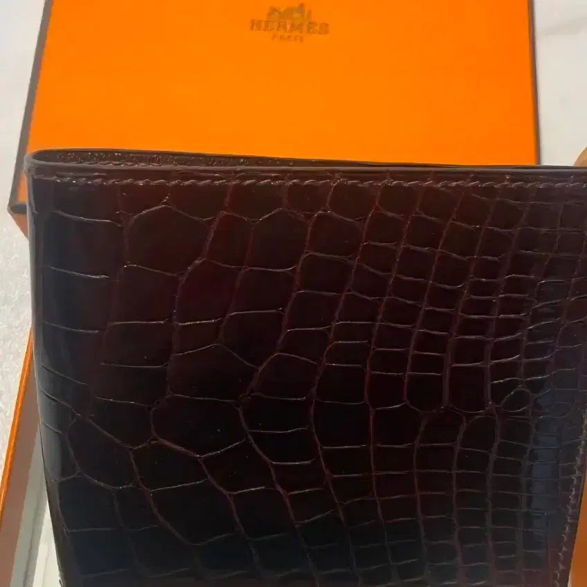 [BUNJANG] Hermes MC2 Copernic Alligator Wallet / S급)에르메스 와니 크로커 악어 반지갑