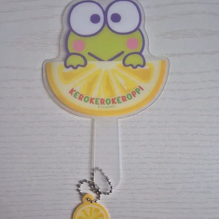 [BUNJANG] Sanrio Kerokerokeroppi Mini Fan Keyring / 산리오 랜덤 미니 부채 키링 케로피