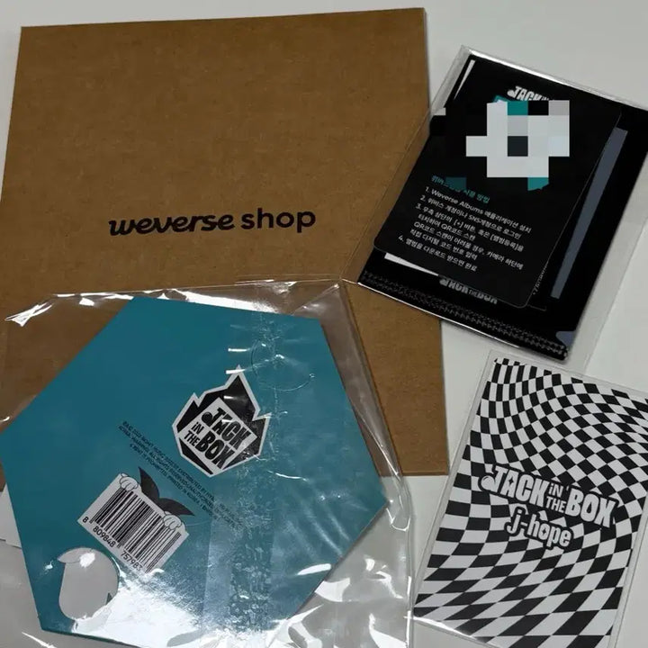 위버스 버전_잭인더박스 앨범 (포카0,큐알x)