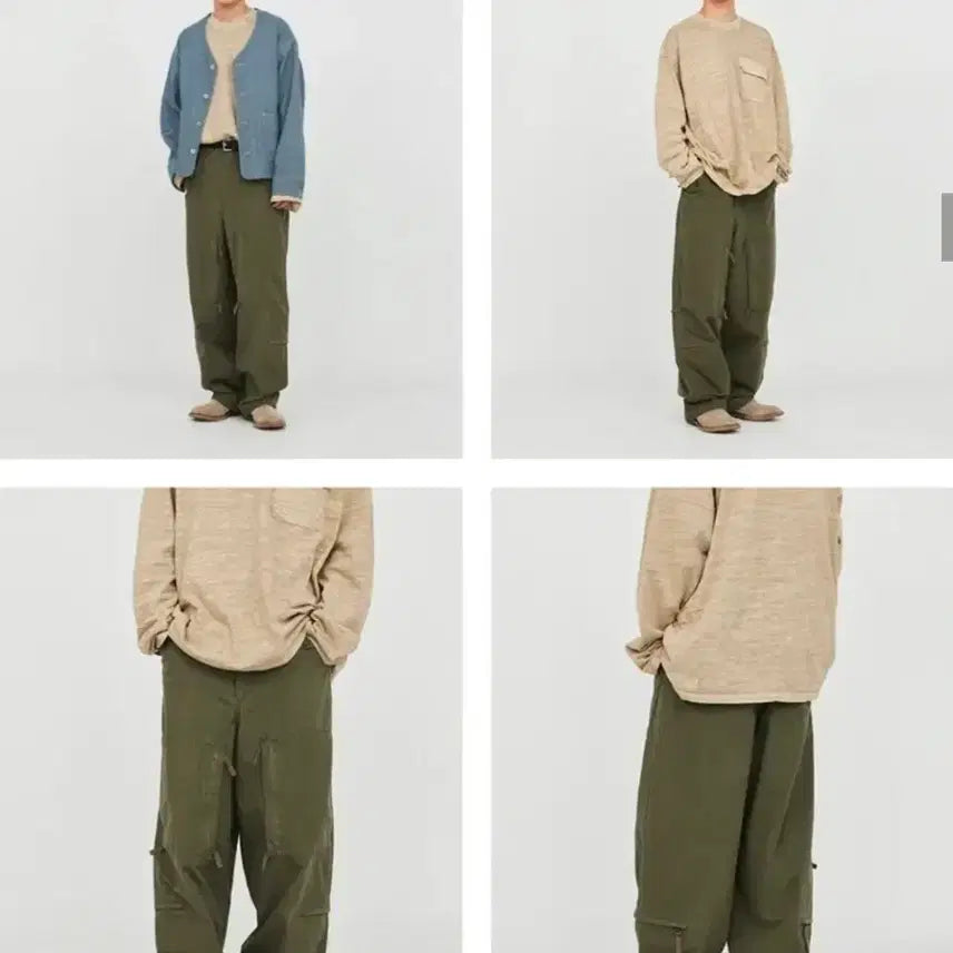 [BUNJANG] aespa Heli Crew Pants Olive (Size L) / [L] 에스파이 헬리 크루 팬츠 올리브