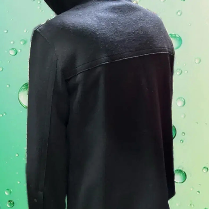 [BUNJANG] Solid Homme Wool Short Coat / 솔리드 옴므 집업 후드 울 숏 코트 48 진네이비