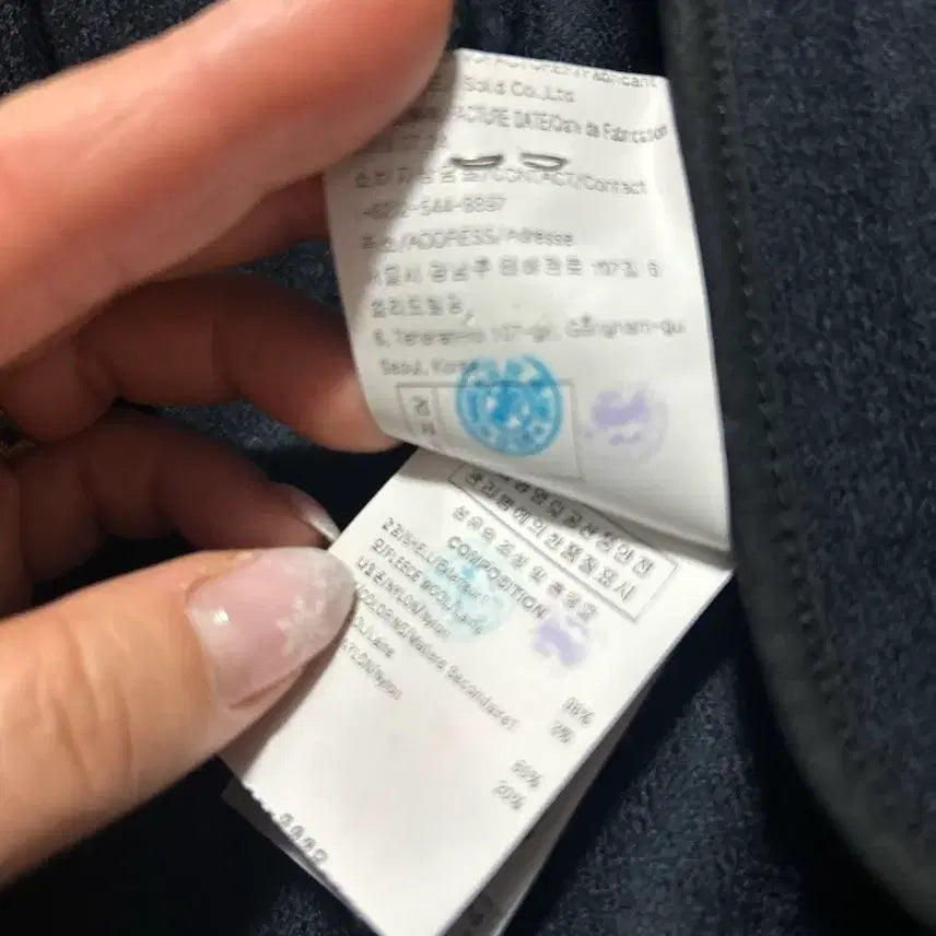 [BUNJANG] Solid Homme Wool Short Coat / 솔리드 옴므 집업 후드 울 숏 코트 48 진네이비