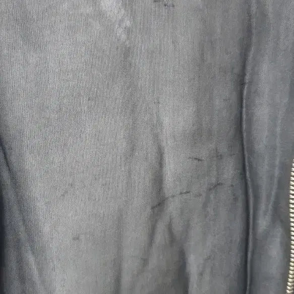 [BUNJANG] Black Leather Crop Padded Jacket / 블랙 레더 크롭 패딩 점퍼