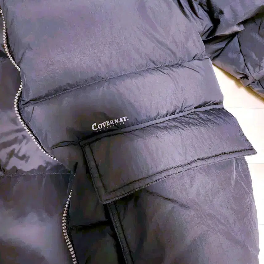 [BUNJANG] Covernat Faux Fur Collar Short Puffer Jacket 105 / 커버낫 양털카라 숏패딩 105