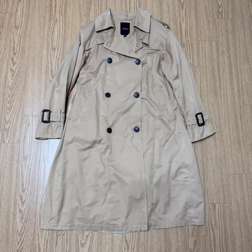[BUNJANG] Topten Trench Coat Beige / 탑텐 여성 루즈핏 트렌치 코트 (베이지)