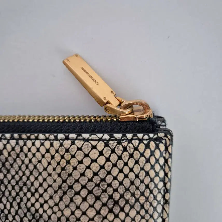 [BUNJANG] Couronne Python Pattern Clutch Bag / 쿠론 파이톤 패턴 클러치백