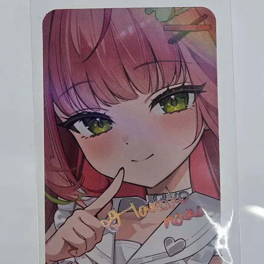 스텔라이브 나나 화이트 스페셜 포토카드