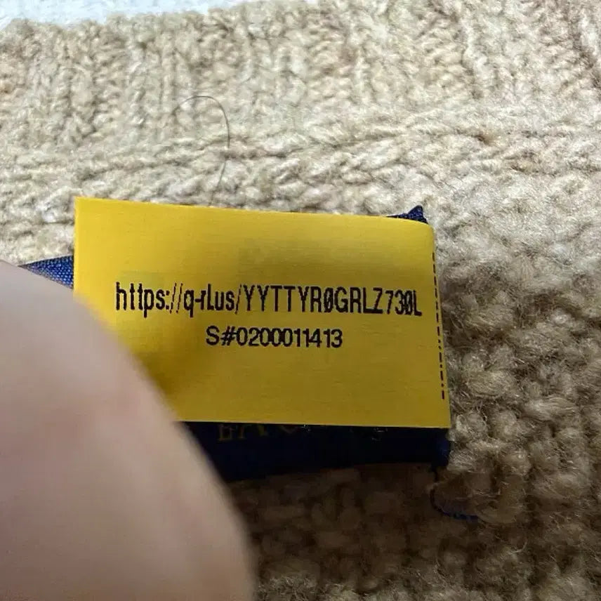 [BUNJANG] Polo Ralph Lauren Wool Sweater Men's / 폴로 랄프로렌 울 스웨터 남성용 95사이즈