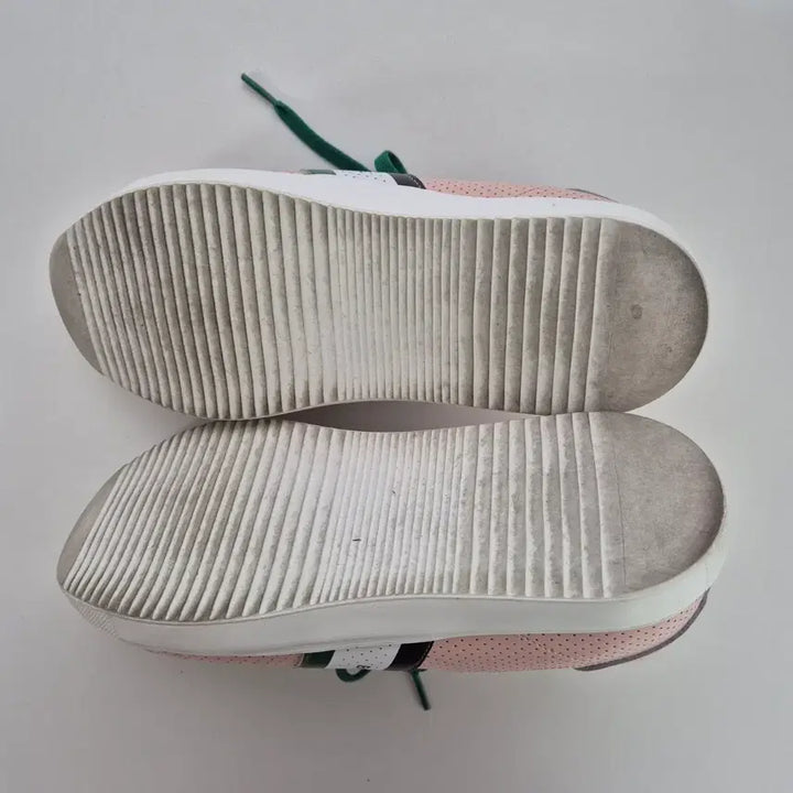 [BUNJANG] Blank Pink Stripe Sneakers / [240]빈폴스포츠 핑크 스트라이프 스니커즈