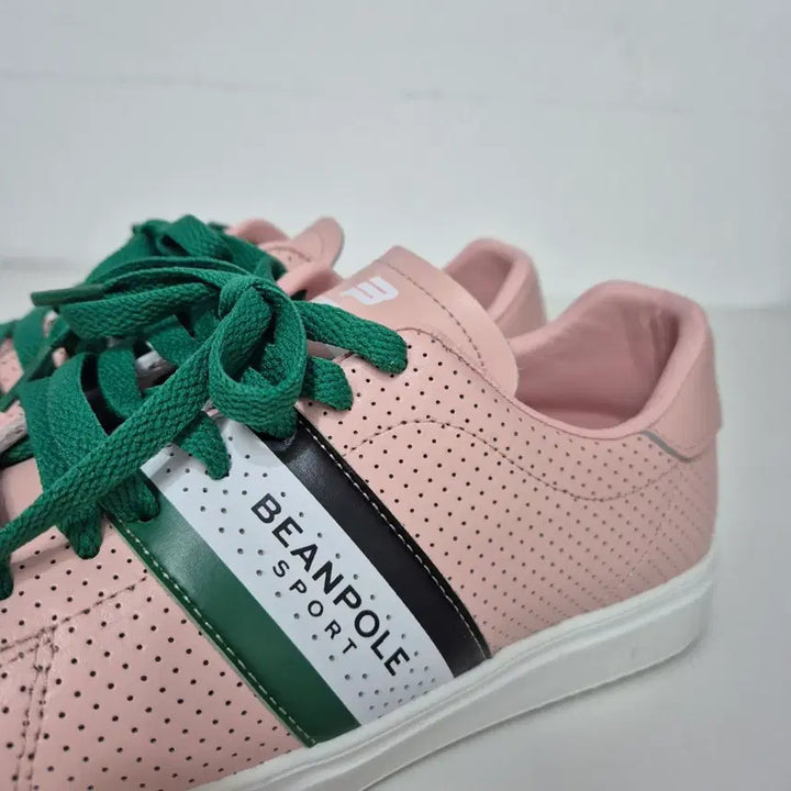 [BUNJANG] Blank Pink Stripe Sneakers / [240]빈폴스포츠 핑크 스트라이프 스니커즈