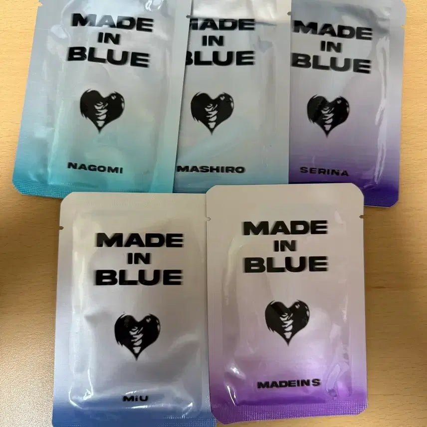 메이딘s 블루 미개봉앨범 5종 세트