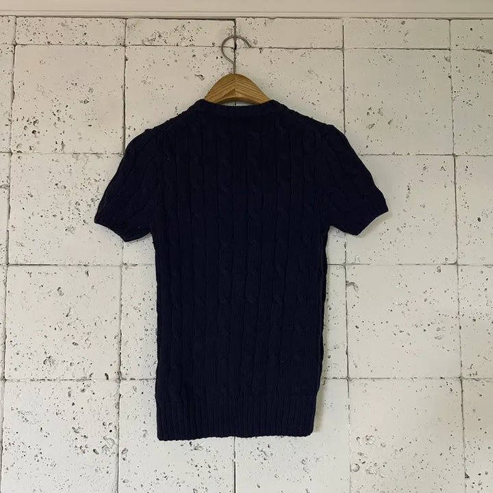 [BUNJANG] Polo Ralph Lauren Half-Zip Knit Sweater Navy / XS 폴로 랄프로렌 반필 니트 네이비