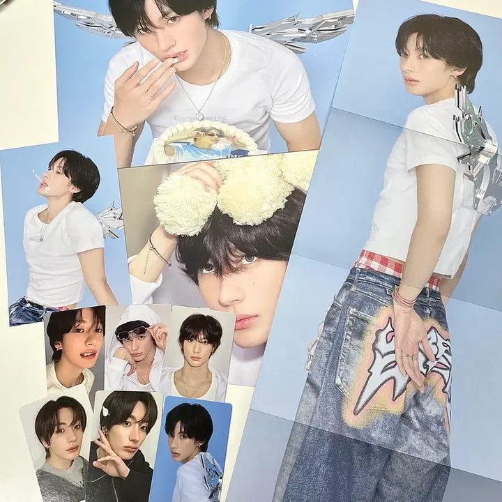 라이즈 앤톤 시그 분철 포카 포스터