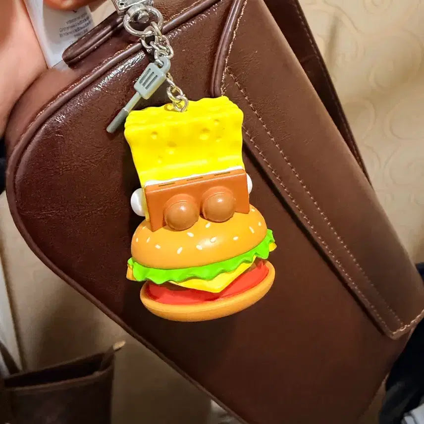[BUNJANG] Kakao Friends Spongebob Keyring / 카카오 스폰지밥 콜라보 키링