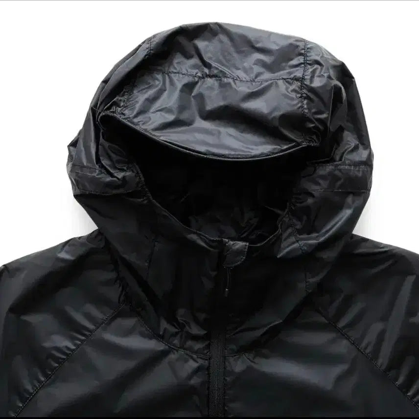 [BUNJANG] CAYL Feather Jacket Hooded Windbreaker XL Black/Navy / CAYL 케일 페더 자켓 후드 바람막이 XL 블랙/네이비