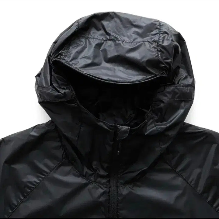 [BUNJANG] CAYL Feather Jacket Hooded Windbreaker XL Black/Navy / CAYL 케일 페더 자켓 후드 바람막이 XL 블랙/네이비