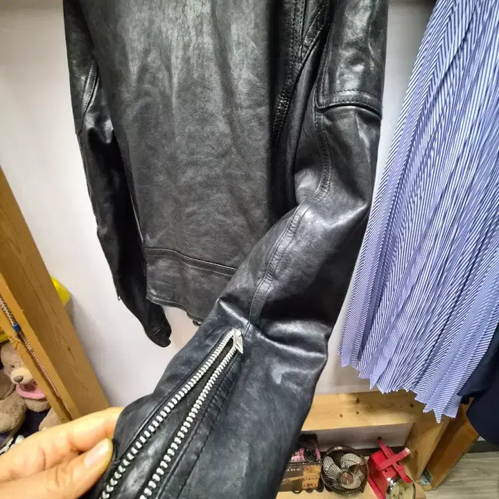 [BUNJANG] Leather Rider Jacket / 편집샾양가죽 라이더