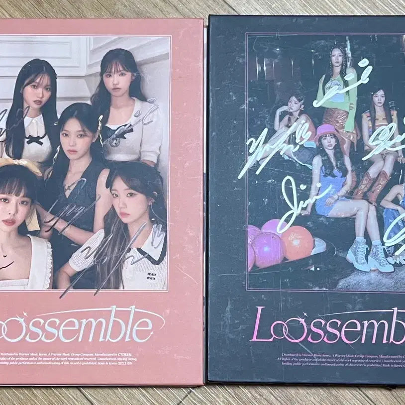 루셈블(비.매)친필 싸인앨범 2장 일괄