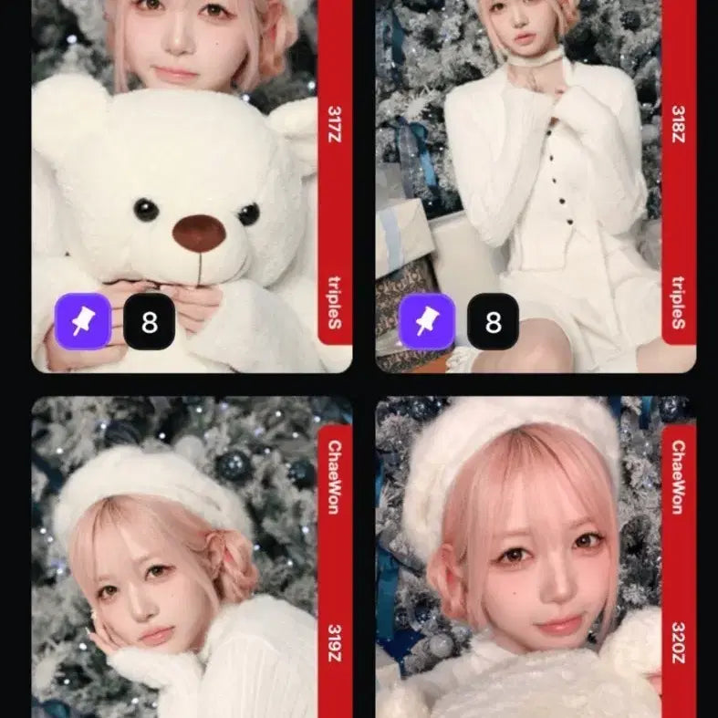 트리플에스 채원 BB317-320 세트