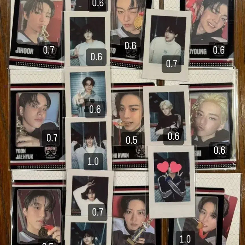 트레저 시그 더세임 포카 폴라 정우 지훈 준규 요시 재혁 정환 아사히