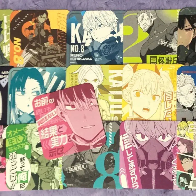 [BUNJANG] Kaiju No. 8 Narumi Bundle Set Coaster / 괴수8호 코스터 16장 일괄 나루미