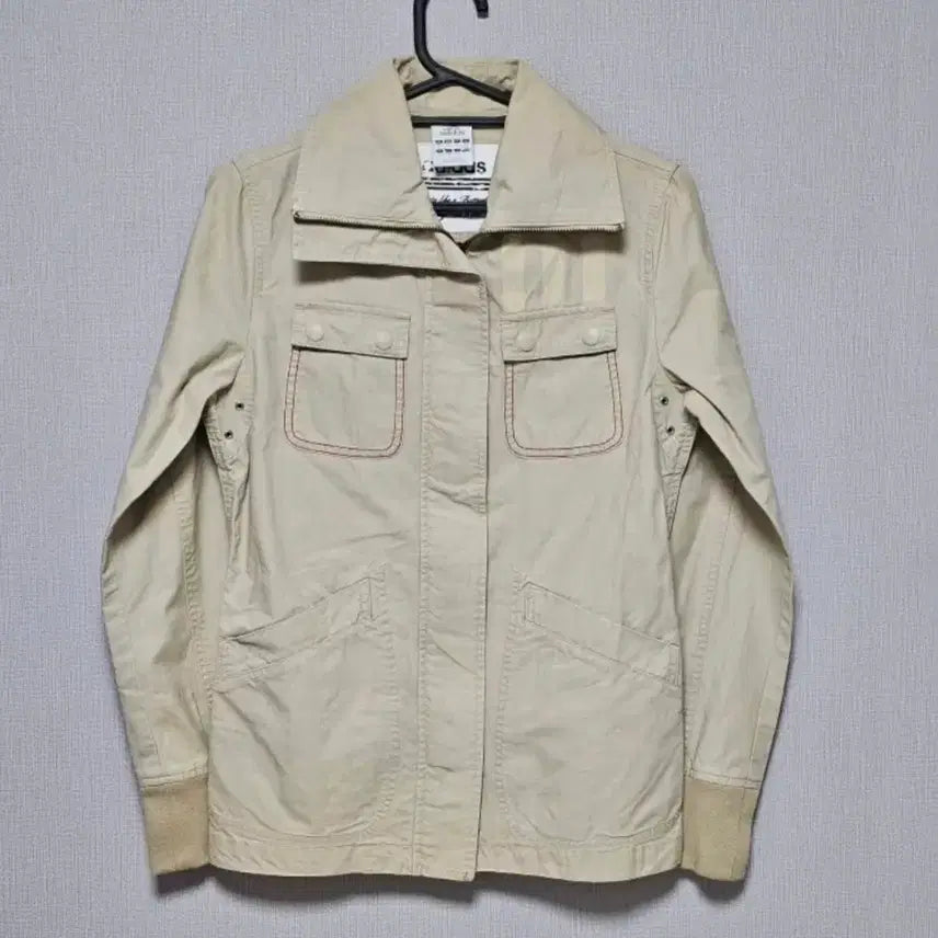 [BUNJANG] Adidas Women's Beige Parka Jacket / 아디다스 여성 베이지 야상 점퍼