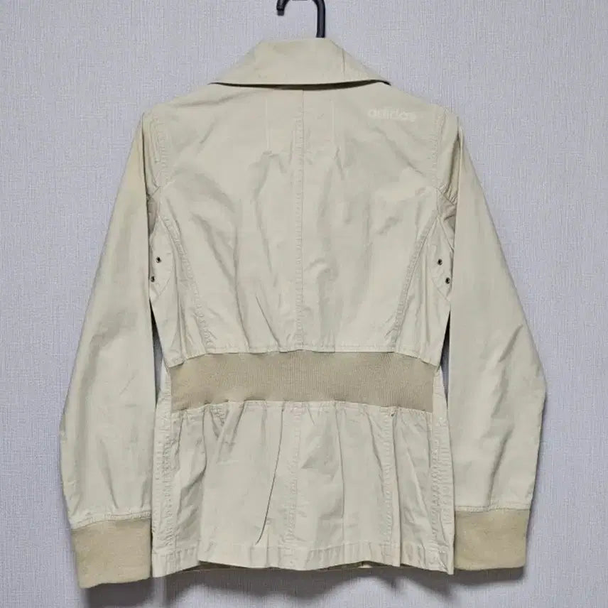[BUNJANG] Adidas Women's Beige Parka Jacket / 아디다스 여성 베이지 야상 점퍼