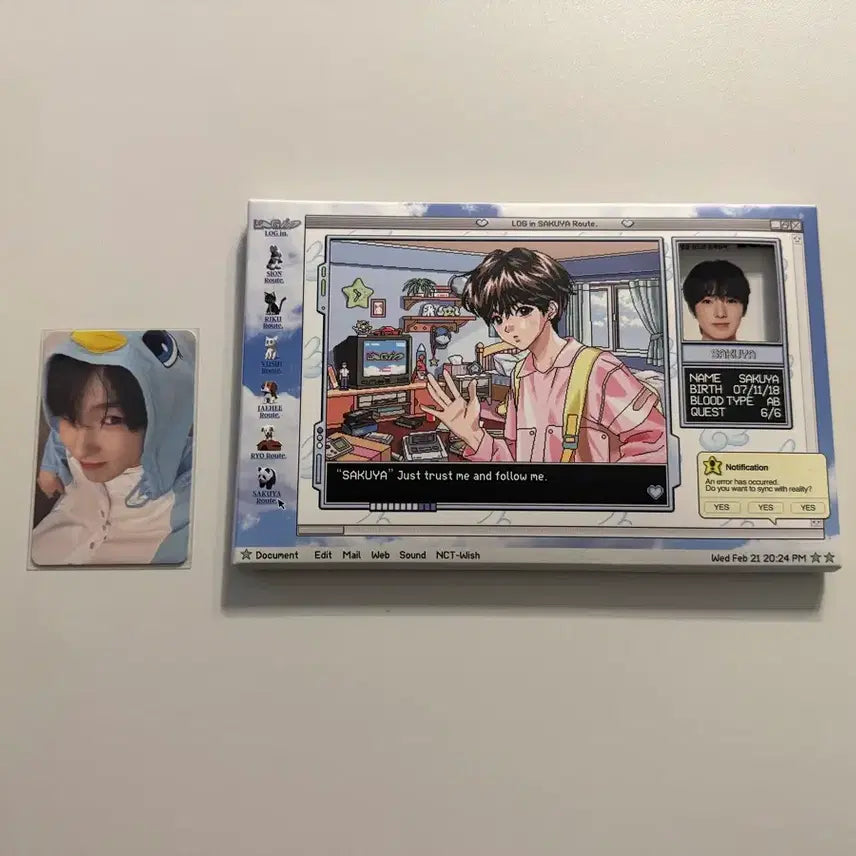 [BUNJANG] NCT WISH Sakuya Login Photocard Set / 엔시티위시 사쿠야 로그인 포토세트