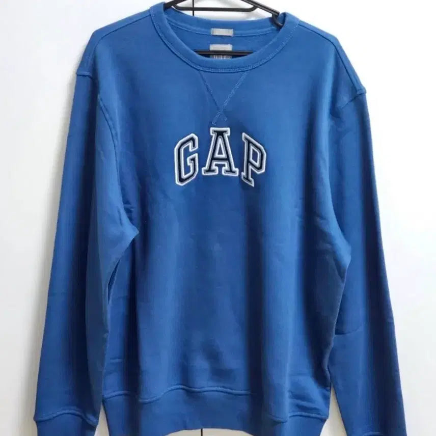[BUNJANG] GAP Blue Logo Sweatshirt / GAP 블루 로고 맨투맨 티셔츠