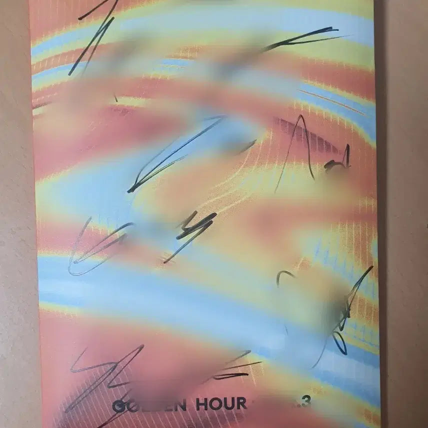 에이티즈 골든아워 파트 3 레몬드랍 친필싸인 앨범