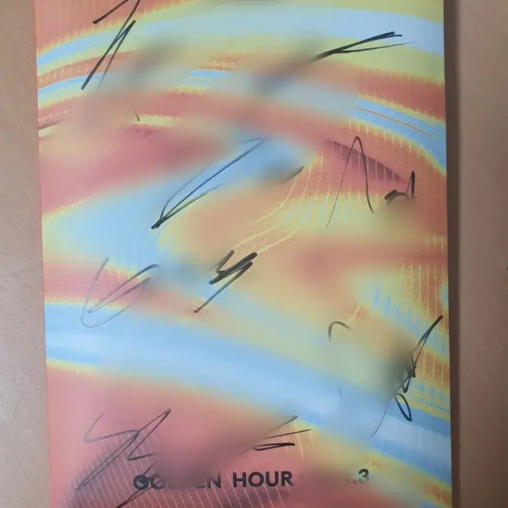 에이티즈 골든아워 파트 3 레몬드랍 친필싸인 앨범