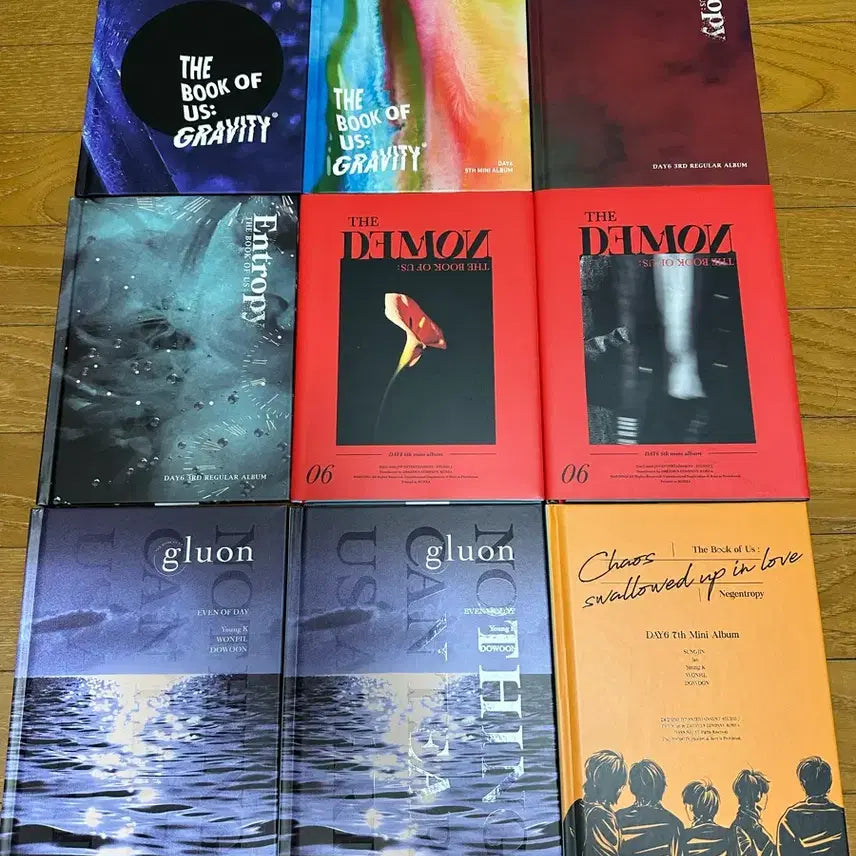 데이식스 the book of us 앨범 패키지 박스 풀세트