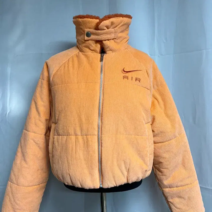 [BUNJANG] Nike Air Corduroy Padded Jacket Orange / 나이키 에어 코듀로이 패딩 오렌지