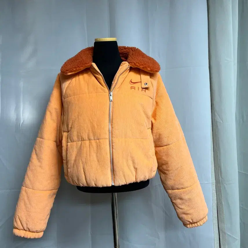 [BUNJANG] Nike Air Corduroy Padded Jacket Orange / 나이키 에어 코듀로이 패딩 오렌지