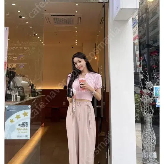 [BUNJANG] Marithe Francois Girbaud Belt Wide Pants / 마리마켓 벨트와이드 팬츠