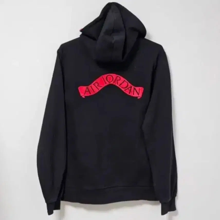 [BUNJANG] Jordan Black/Red Hooded Zip-up / 조던 블랙/레드 후드집업