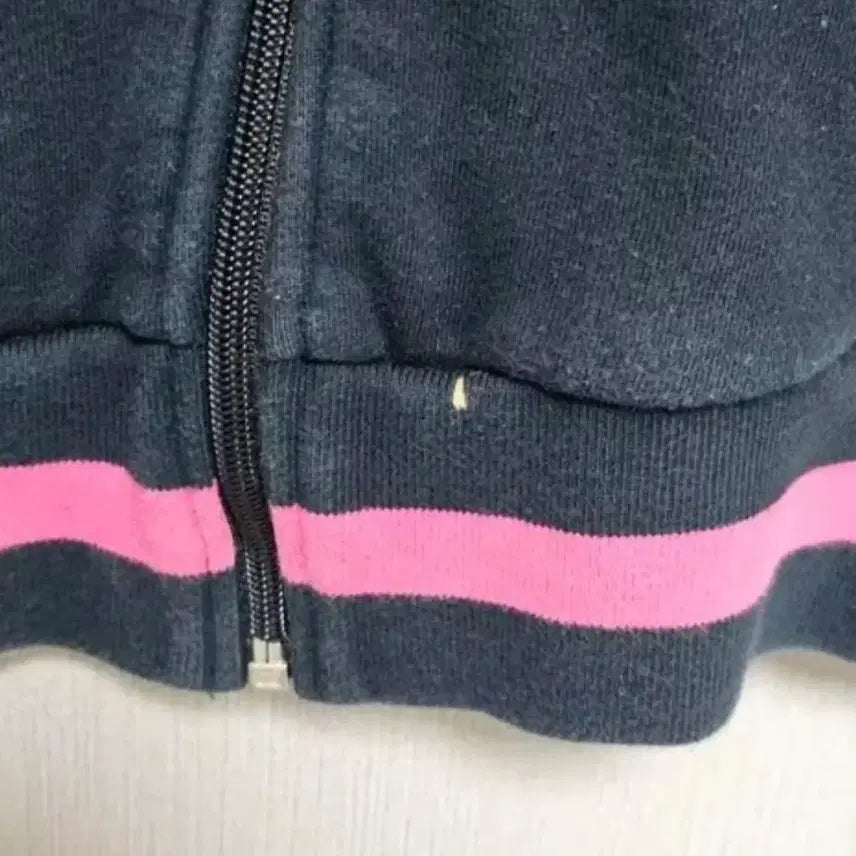 [BUNJANG] Puma Black/Pink Track Jacket / 푸마 블랙/핑크 집업 트랙 자켓 져지