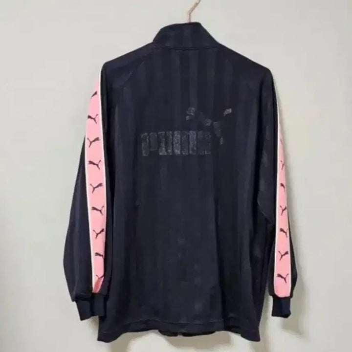 [BUNJANG] Puma Deep Navy Pink Track Top Jersey / 푸마 딥네이비 핑크 트랙탑 져지