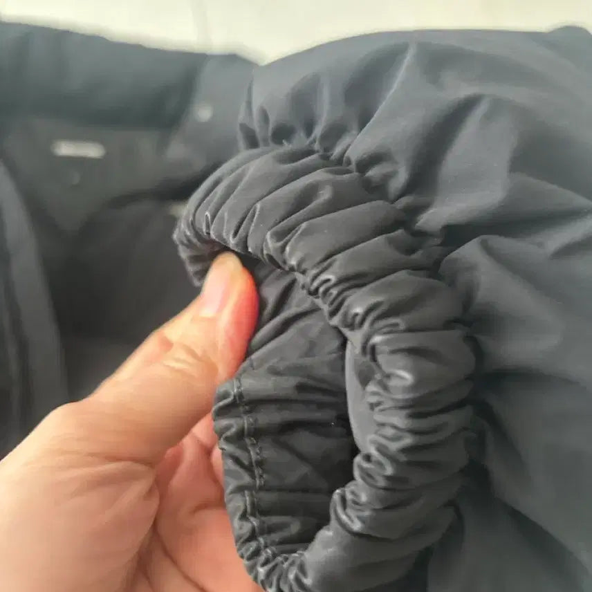 [BUNJANG] GOALSTUDIO Black Crop Down Padded Jacket (S) / GOALSTUDIO 오리털검정색크롭패딩S