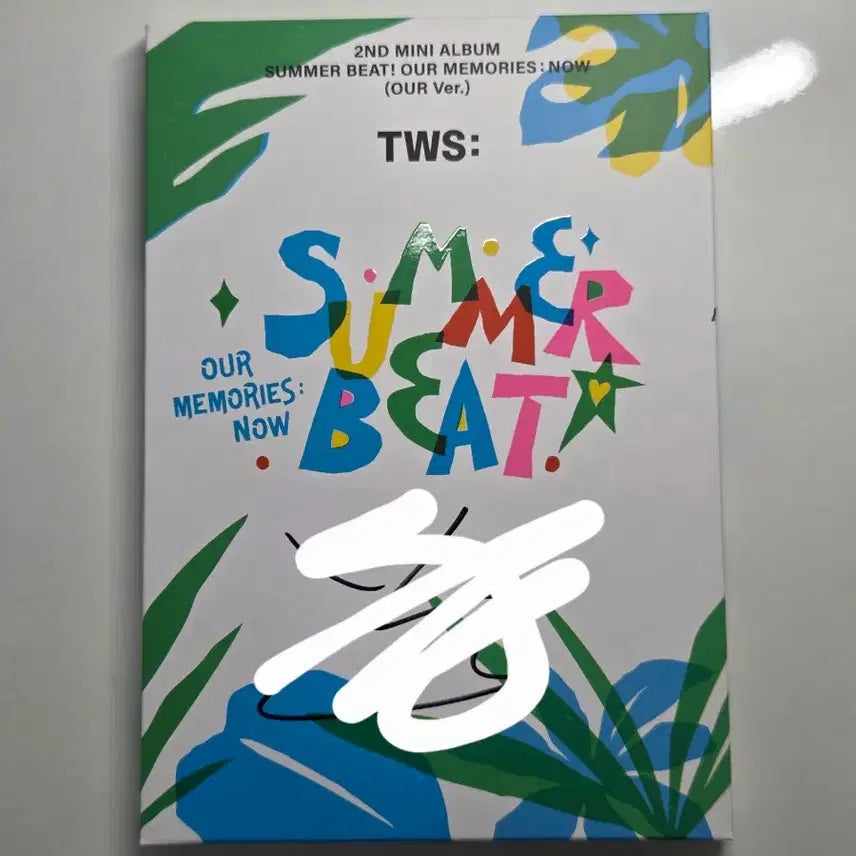 투어스 신유 싸인 앨범